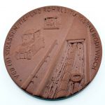 DDR Medaille 20 Jahre VEB Strassen- Tief- & Rohrleitungsbau Rodewisch