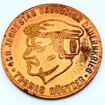 DDR Medaille 450. Jahrestag Deutscher Bauernkrieg Heldrungen Thomas Müntzer