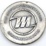 DDR Medaille Musima VEB Musikinstrumentenbau Markneukirchen