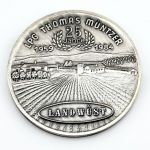 DDR Medaille 25 Jahre LPG Thomas Müntzer Landwüst 1984