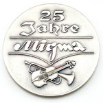 DDR Medaille 25 Jahre Migma Markneukirchen