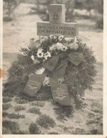 Foto 1.WK deutsches Soldatengrab Inf.-Regt. 133 gefallen 27.5.1918 Frankreich