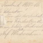 Foto AK 1.WK Soldat mit Pickelhaube Aufgepflanztes Bajonett am Gewehr Rußland