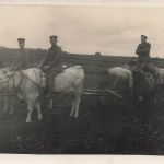 Fotokarte 1.WK Deutsche Soldaten beim Kuh Preisreiten Aldingen Württemberg