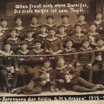 Fotokarte 1.WK Matrosen Mützenband Reserve S.M.Minensuch Reservistenflasche