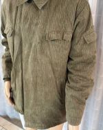 DDR NVA Felddienstjacke Winter Strichtarn Gr. g52