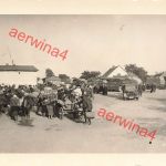 deutscher Omnibus bei polnischen Flüchtlingen bei Kielce Polen