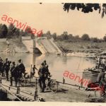Vormarsch deutsche Soldaten überqueren die Mosel bei Nancy Frankreich