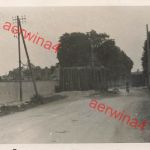 Straßensperren am Friedhof Dorf bei Nancy Frankreich