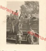 Rast deutsche Soldaten am LKW fahrt von Krim nach Melitopol Ukraine Ostfront