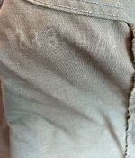 DDR NVA FDA Felddienstjacke Sommer Strichtarn 1984 Gr. g48