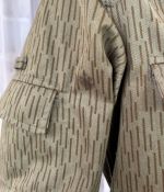 DDR NVA FDA Felddienstjacke Sommer Strichtarn 1984 Gr. g48