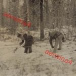 Deutsche Soldaten bauen Drahtverbau an der HKL Karelien Finnland