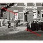 Zukunftige Soldaten sammeln sich am Gasthof zur Eiche Auerbach
