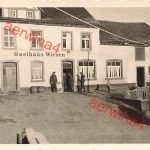 Deutsche Soldaten am Gasthaus Wiesen bei Prüm Eifel Westwall
