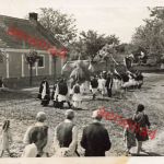 Deutsche Soldaten beim Festumzug Gottesdienst bei Sofia Bulgarien