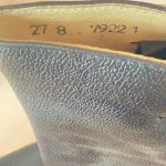 DDR NVA Stiefel Knobelbecher für Offiziere genarbtes Leder Gr. 27