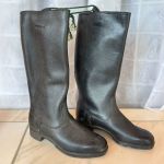 DDR NVA Stiefel Knobelbecher für Offiziere genarbtes Leder Gr. 27