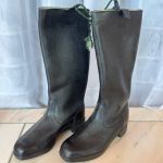 DDR NVA Stiefel Knobelbecher für Offiziere genarbtes Leder Gr. 27