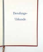 DDR Berufungs-Urkunde Gesellschaftlicher Rat Plauen 1973