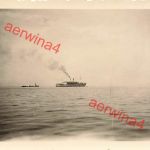 Italienisches Lazarettschiff im Hafen Saloniki Griechenland