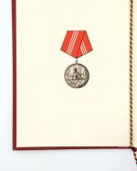 DDR MdI Urkunde Medaille treue dienste Kampfgruppen Gold 1973 MB III RA-10