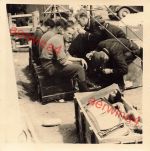 Deutscher Soldaten Technischer Dienst Rast Flugpl. Elefsina bei Athen Griechenl.