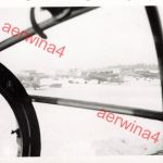 Blick vom Flugzeug He 111 auf den Fliegerhorst Jesau Königsberg Ostpreussen