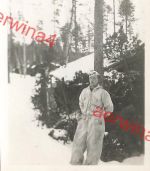 Deutscher Soldat des Skizug 378 bei Salla Lappland Finnland