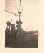 Französisches Schlachtschiff ,,Strasbourg'' Hafen Mers-el-Kebir Algerien