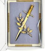 DDR Ehrengeschenk für 25 Jahre Treue Dienste mit Urkunde Oberstleutnant 1974