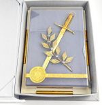 DDR Ehrengeschenk für 25 Jahre Treue Dienste mit Urkunde Oberstleutnant 1974