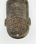 Steuerkopfschild VEB Simson Suhl Emblem Typenschild