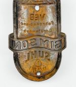 Steuerkopfschild VEB Simson Suhl Emblem Typenschild