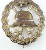 Verwundetenabzeichen in Silber durchbrochen 1918