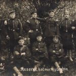 Foto-AK 1.WK Deutsche Soldaten Pickelhaube Sachsen Inf.-Regt.105 Straßburg