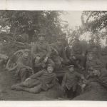 Foto-AK 1.WK Deutsche Soldaten Inf.-Regt. 15 am Bunker Nord Frankreich