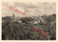 Blick vom Westen auf das zerstörte Rethel Frankreich