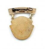 DDR Abzeichen Aufbaunadel Nationales Aufbauwerk NAW Bezirk Gera in Gold