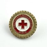 DDR DRK Deutsches Rotes Kreuz Treueabzeichen in Gold