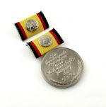 DDR Medaille hervorragende Leistungen Volkswirtschaftsplanung Silber Bartel 289b