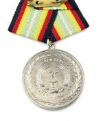 DDR Medaille für treue Dienste in der NVA in Silber
