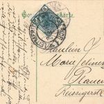 AK Leitmeritz a. Elbe Krieger Denkmal Böhmen 1906 gelaufen Postkarte