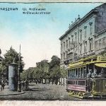 AK Warszawa Ulica Krolewska Krolewskastrasse Straßenbahn Polen 1917 Postkarte