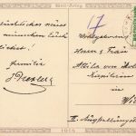 AK 1.WK Weihnachten gesegnete Weihnachten Kranz mit Bändern gelaufen Patriotika