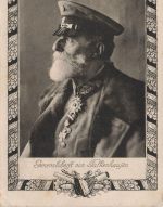 AK 1.WK Generaloberst Ludwig von Falkenhaufen Portrait gelaufen Patriotika