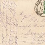 AK 1.WK Einigkeit macht Stark Flagge Reichsfarben 1916 gelaufen Patriotika