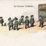 AK 1.WK Auf Kammer Einkleiden Kinder Soldaten Ad. Hoffmann 1918 Patriotika