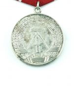 DDR Medaille für treue Dienste in den Kampfgruppen in Silber