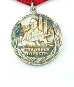 DDR Medaille für treue Dienste in den Kampfgruppen in Silber